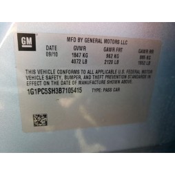 2011 CHEVROLET CRUZE LS