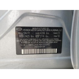 2011 HYUNDAI SONATA SE