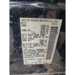 2011 NISSAN XTERRA OFF ROAD