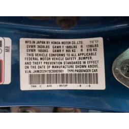 2012 HONDA INSIGHT EX