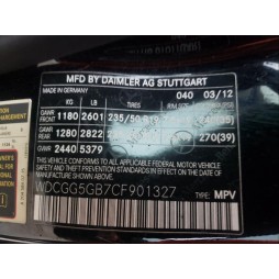 2012 MERCEDES-BENZ GLK 350
