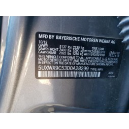 2013 BMW X3 XDRIVE28I