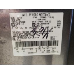 2013 FORD F150 SUPER CAB