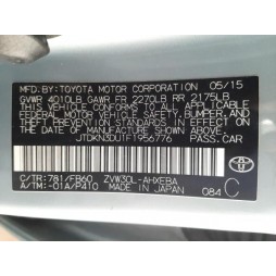 2015 TOYOTA PRIUS