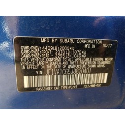 2018 SUBARU WRX PREMIUM