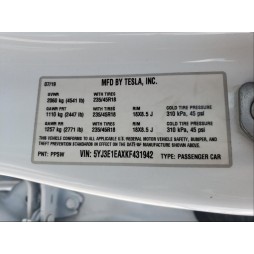 2019 TESLA MODEL 3