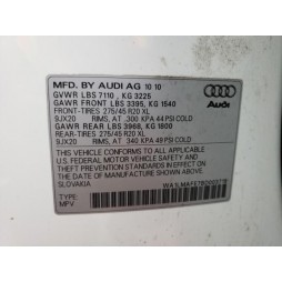 2011 AUDI Q7 PREMIUM PLUS
