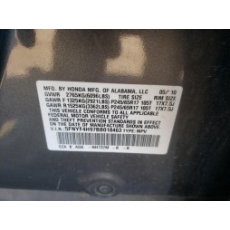 2011 HONDA PILOT TOURING