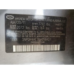 2011 HYUNDAI ELANTRA GLS