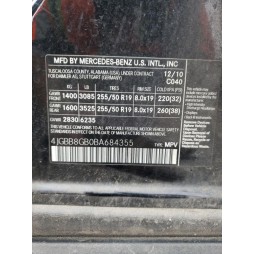 2011 MERCEDES-BENZ ML 350 4MATIC