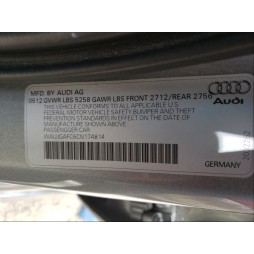 2012 AUDI A6 PRESTIGE