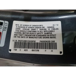 2012 HONDA CIVIC EXL