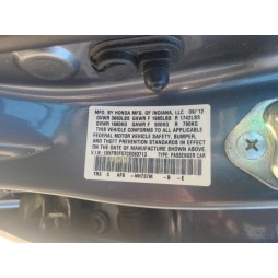 2012 HONDA CIVIC LX
