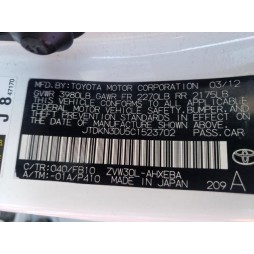 2012 TOYOTA PRIUS