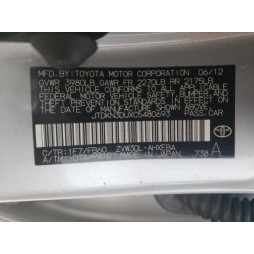 2012 TOYOTA PRIUS