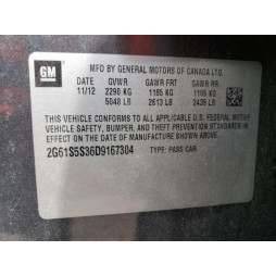 2013 CADILLAC XTS PREMIUM COLLECTION