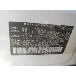 2017 SUBARU OUTBACK 3.6R LIMITED