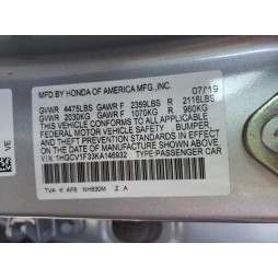 2019 HONDA ACCORD SPORT