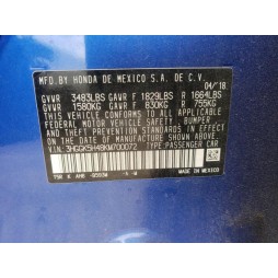 2019 HONDA FIT LX