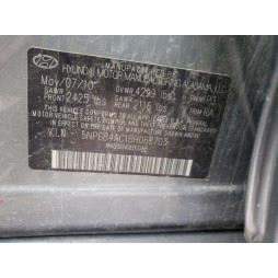2011 HYUNDAI SONATA GLS