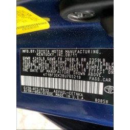 2011 TOYOTA CAMRY BASE