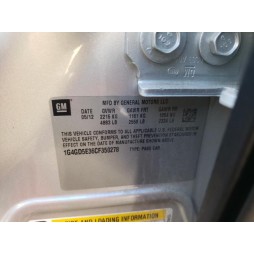 2012 BUICK LACROSSE PREMIUM