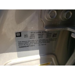 2012 BUICK LACROSSE PREMIUM