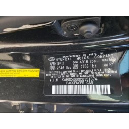 2012 HYUNDAI GENESIS 3.8L