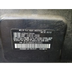 2012 SUBARU IMPREZA