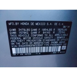 2015 HONDA FIT EX