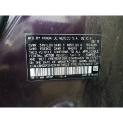 2015 HONDA FIT EX