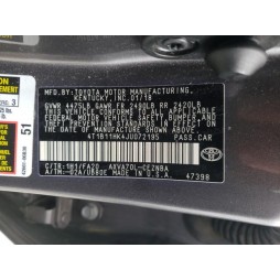 2018 TOYOTA CAMRY L
