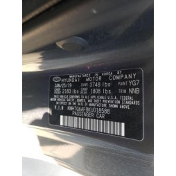 2019 HYUNDAI VELOSTER BASE