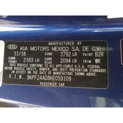 2019 KIA FORTE FE