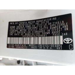 2020 TOYOTA COROLLA L