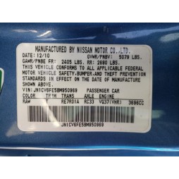 2011 INFINITI G37 BASE