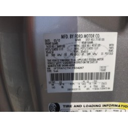 2012 FORD F150 SUPERCREW