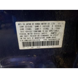 2012 HONDA FIT SPORT