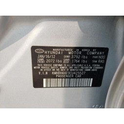 2012 HYUNDAI ELANTRA GLS
