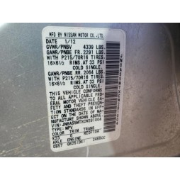 2012 NISSAN ROGUE S