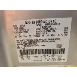 2014 FORD F150 SUPERCREW