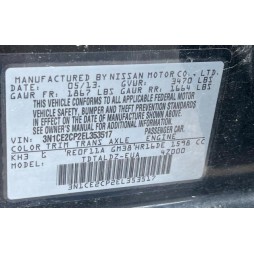 2014 NISSAN VERSA NOTE S