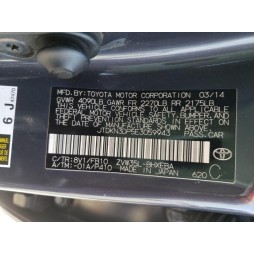 2014 TOYOTA PRIUS PLUG-IN