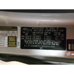 2016 KIA SEDONA LX