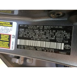 2018 TOYOTA CAMRY L