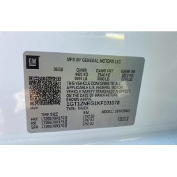 2019 GMC SIERRA K25