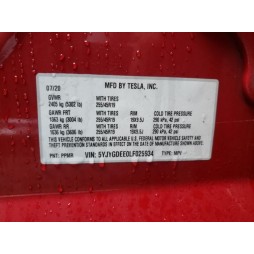 2020 TESLA MODEL Y