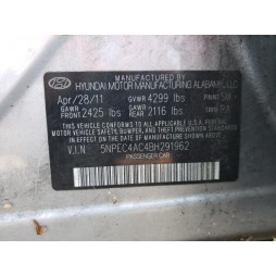 2011 HYUNDAI SONATA SE