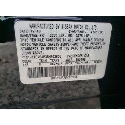 2011 INFINITI G37 BASE