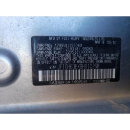 2011 SUBARU IMPREZA OUTBACK SPORT